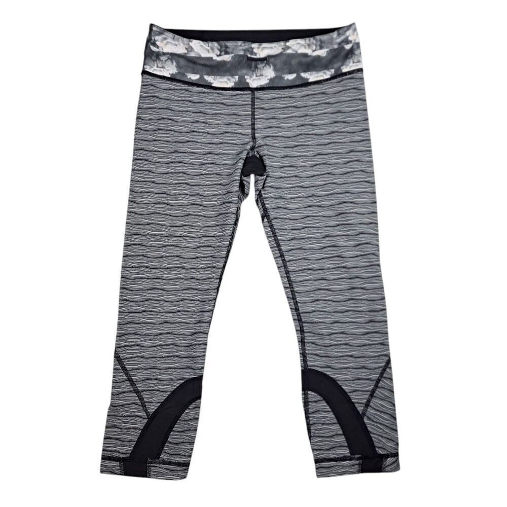 Lululemon Inspire Tight II Strive Leggings Multi Black Inseam Womens Size 8